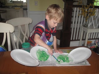 The Very Hungry Caterpillar Paper Plate Craft