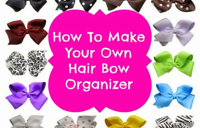 DIY Hair Bow Organization