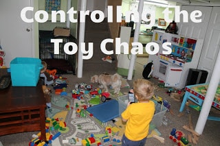 Organization Week Continues:  Controlling Toy Chaos!