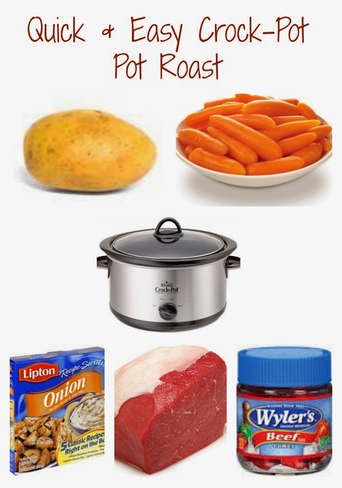 Slow Cooker Pot Roast : The Chirping Moms