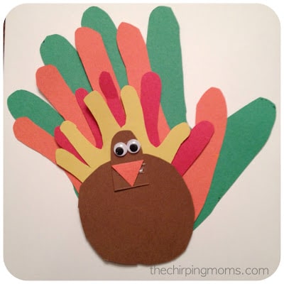 Thanksgiving Handprint Craft : The Chirping Moms