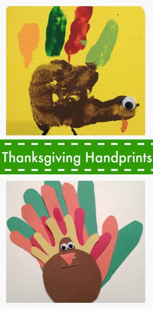 Thanksgiving Handprint Craft : The Chirping Moms