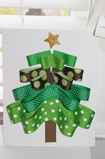 Holiday Crafting for Moms:  Ribbon Tree and JOY letters!