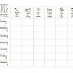 Printable Kids Chore Chart: A Guest Post