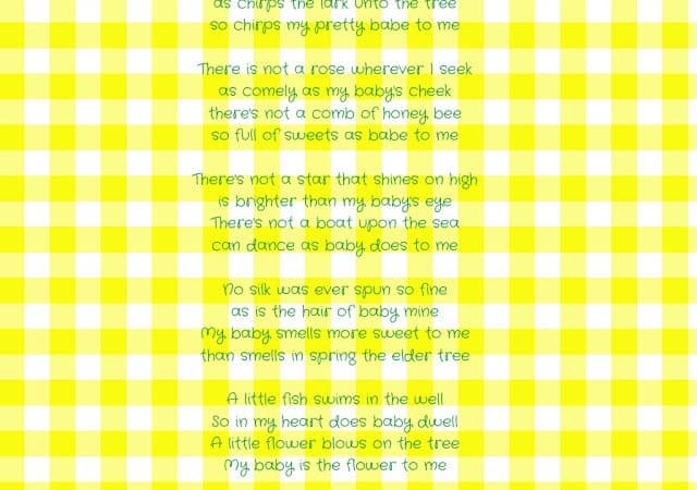 My Favorite Poem for Mother’s Day