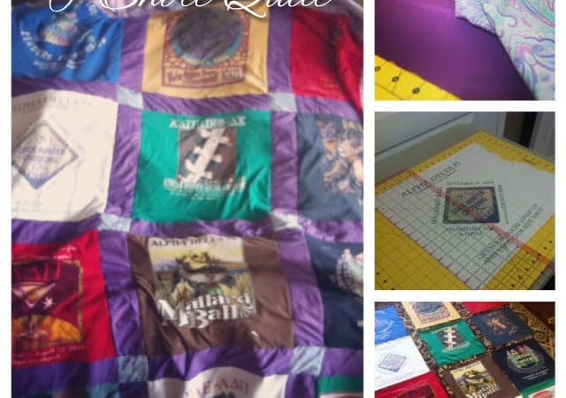 How to Make A T-Shirt Quilt: A Guest Post