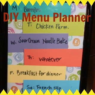 menu planner
