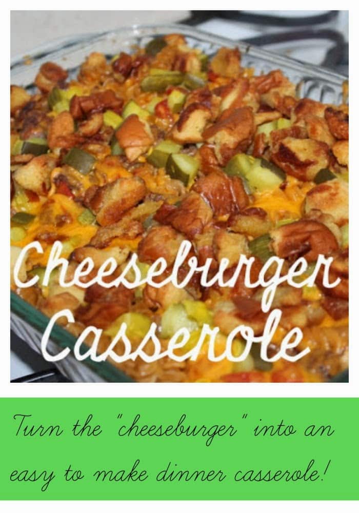 Cheeseburger Casserole : The Chirping Moms