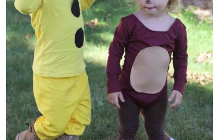 DIY Halloween Costumes: Curious George & The Man With The Yellow Hat