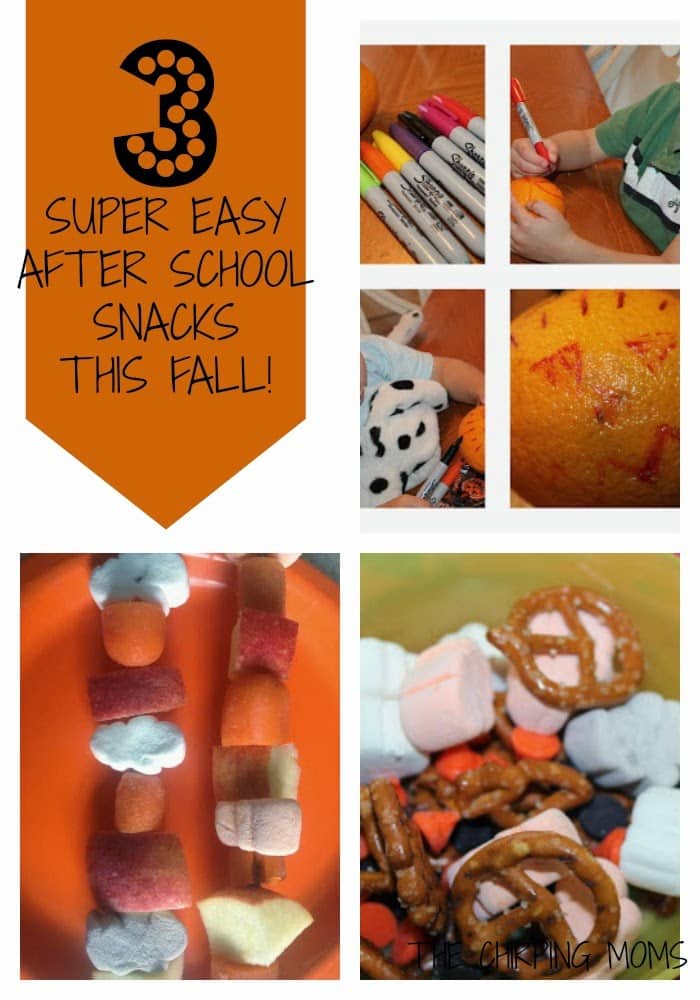 3 Super Easy After School Snacks for Fall : The Chirping Moms