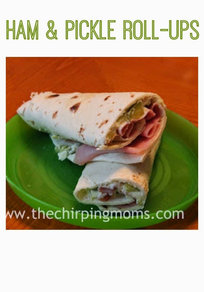 Ham & Pickle Roll-Ups : The Chirping Moms