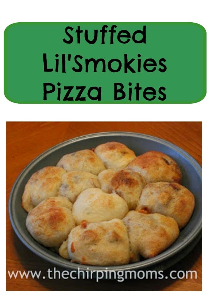Stuffed Lil' Smokies Pizza Bites : The Chirping Moms