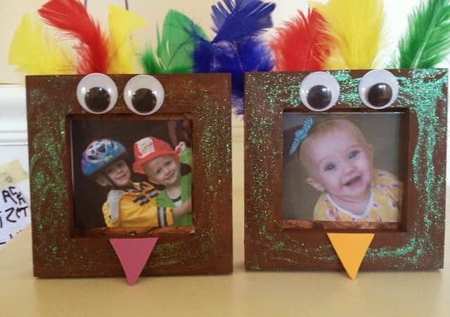 Turkey Frame Craft and Teaching Kids about “Giving”