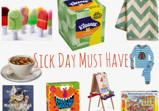 Sick Day Must Haves, including 3 Fun “Winter” Crafts