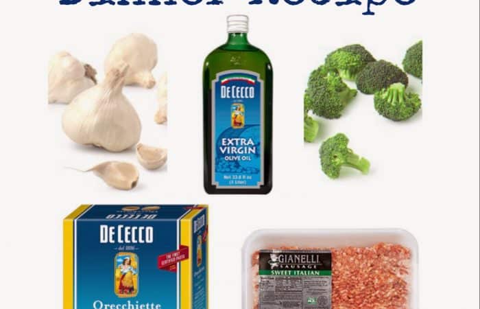 An Easy Weeknight Dinner Recipe: Pasta With Sausage & Broccoli