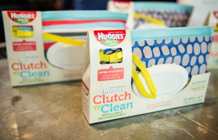 Celebrating the Launch of the New HUGGIES Clutch ‘n’ Clean Wipes
