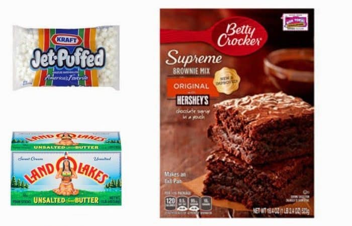 Super Easy Chocolate Marshmallow Brownie