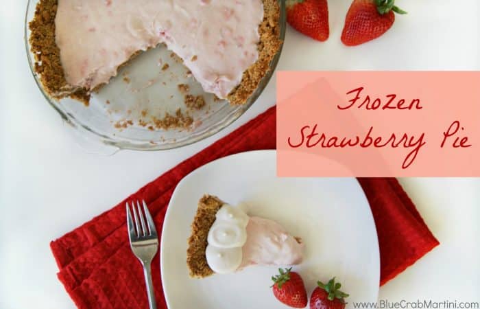 Frozen Strawberry Pie