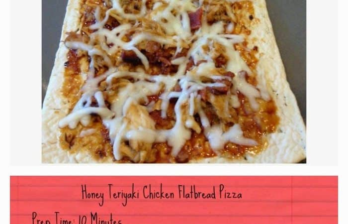 Honey Teriyaki Chicken Flatbread Pizza