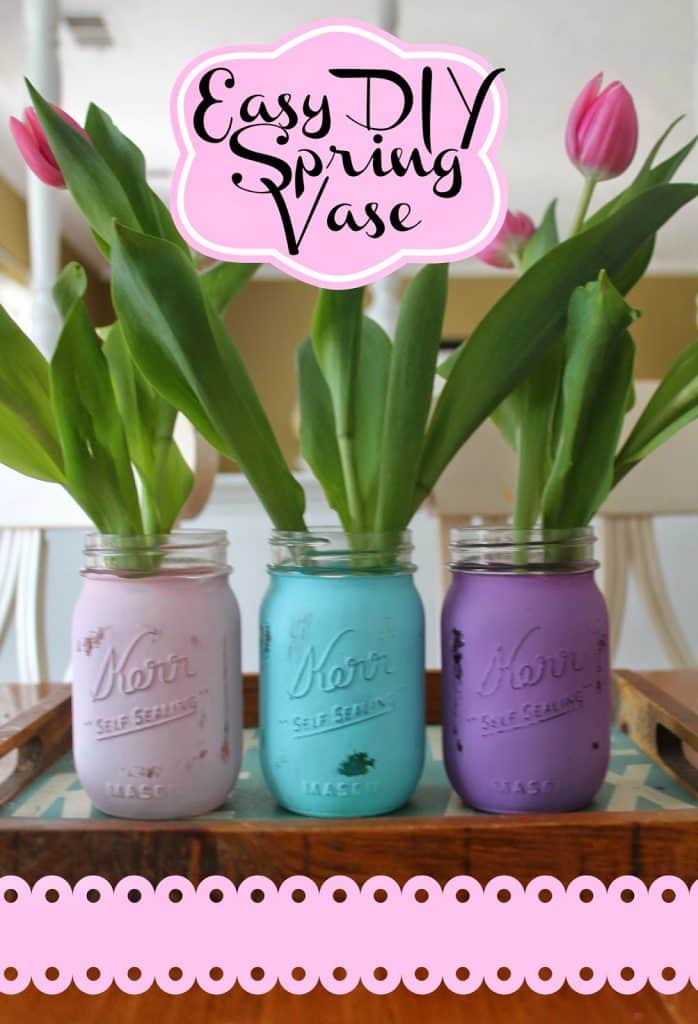 Easy DIY Spring Vase