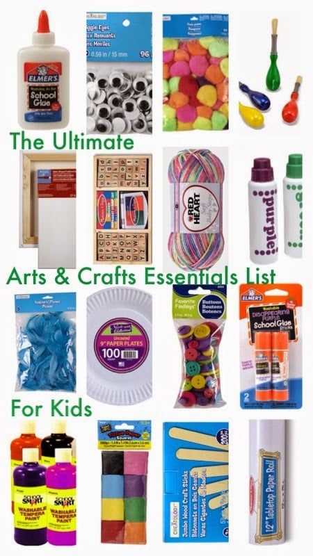 Ultimate Arts & Crafts Supply List || The Chirping Moms