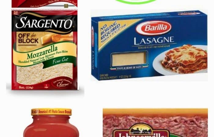 Quick & Easy 4 Ingredient Lasagna