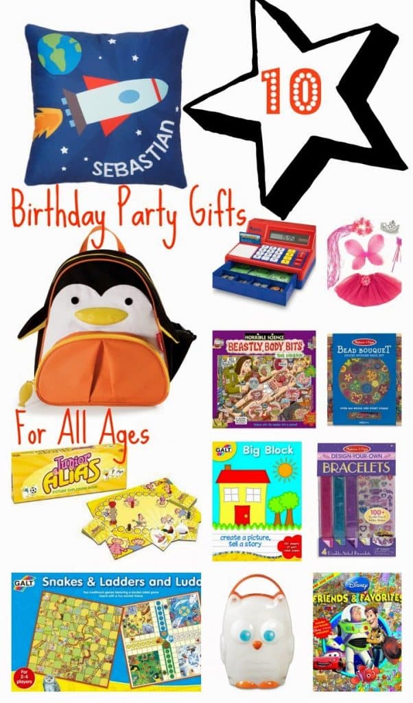 Birthday Party Gift Ideas for Kids || The Chirping Moms