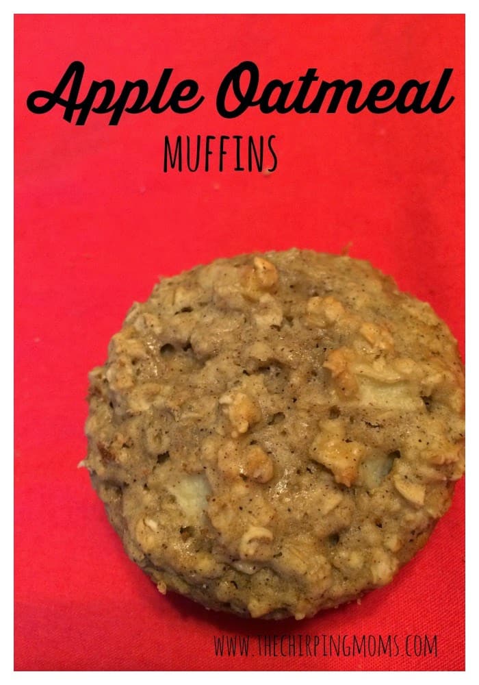 Apple Oatmeal Muffins : The Chirping Moms