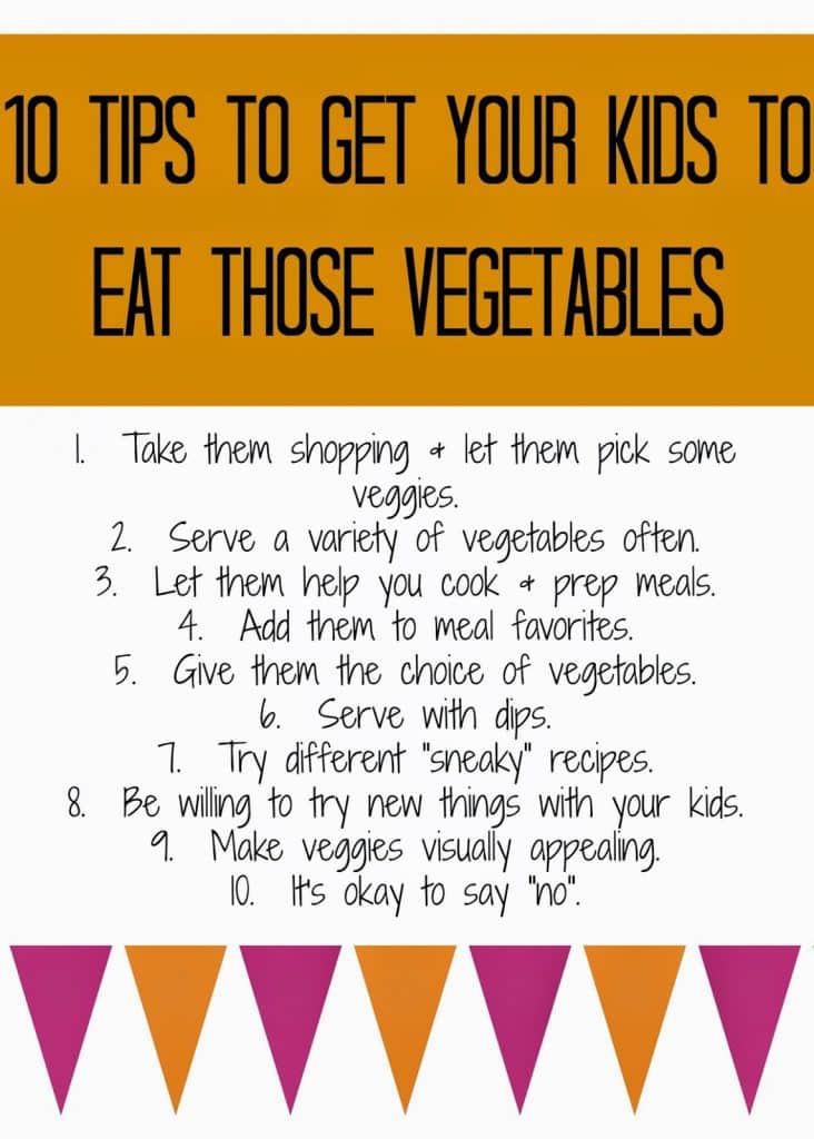 Tips to Get Kids to Eat Vegetables : The Chirping Moms