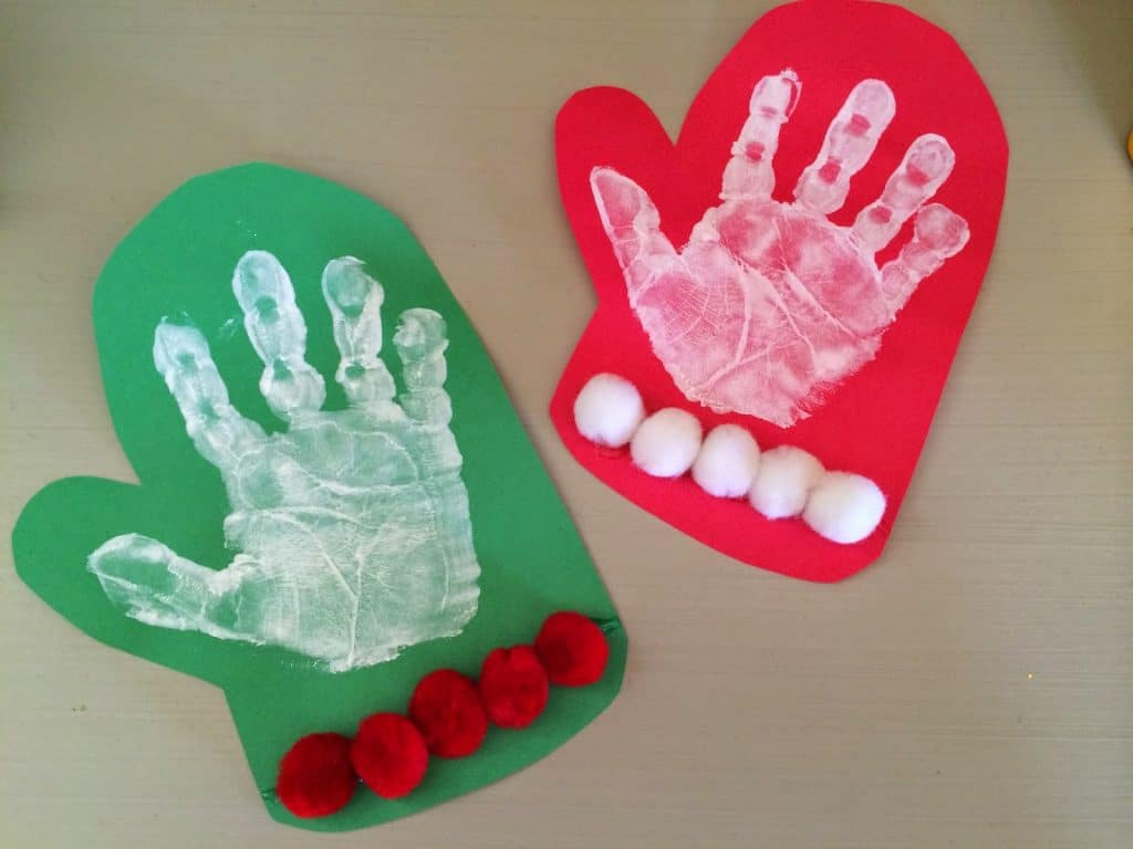Holiday Handprint & Footprint Crafts : The Chirping Moms