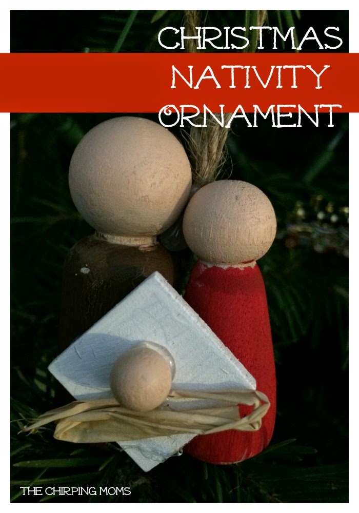 DIY Christmas Nativity Ornament : The Chirping Moms