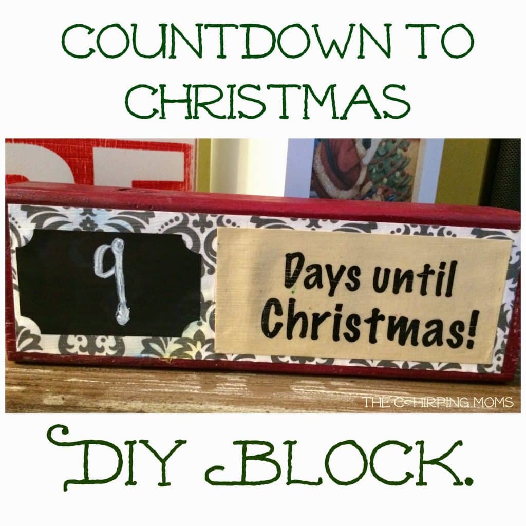 Countdown to Christmas Block : The Chirping Moms