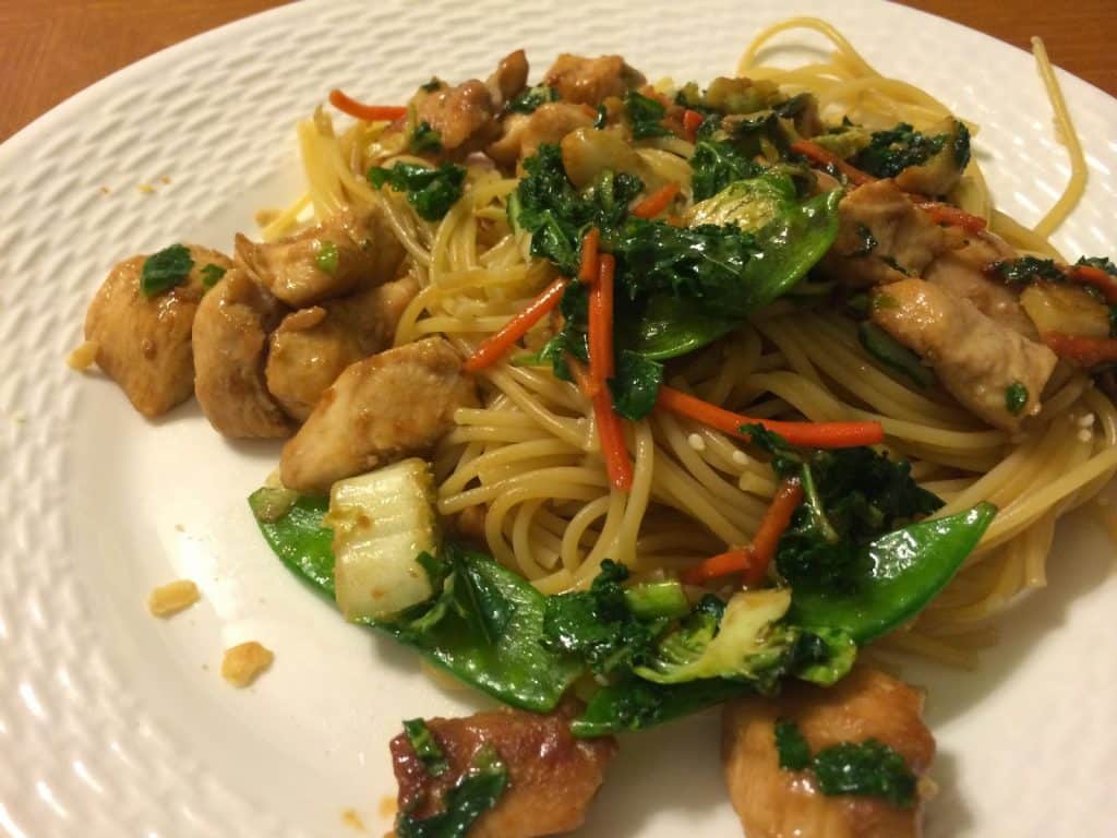 Quick and Easy Chicken Lo Mein Recipe ||The Chirping Moms