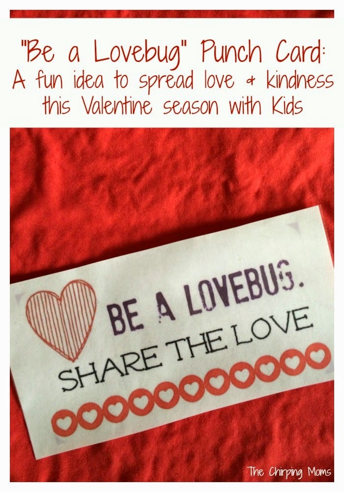 Love & Kindness Printable Punch Card for Kids || The Chirping Moms