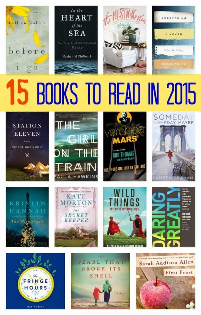 15 Books to Read in 2015 || The Chirping Moms
