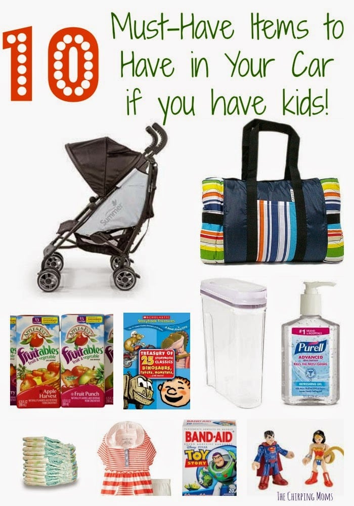 10 Items to have in Car if you have Kids || The Chirping Moms