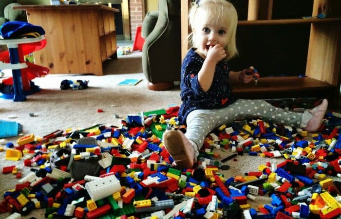 Super Easy Portable DIY Lego Tray