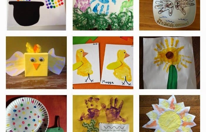 Over 20 Spring Handprint & Footprint Craft Ideas for Kids