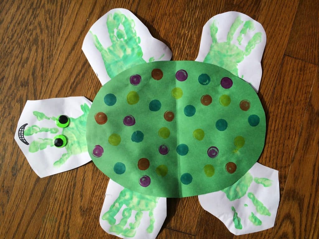 Spring Handprint Craft || The Chirping Moms