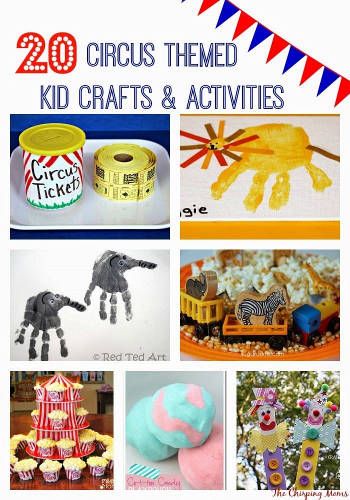 Circus Crafts & Activities for Kids || The Chirping Moms