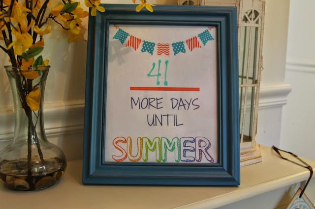 Countdown to Summer (Free Printables)