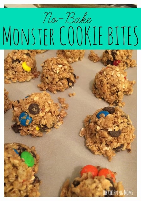 No-Bake Monster Cookie Bites ||  The Chirping Moms