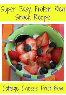 Cottage Cheese Fruit Bowl || The Chirping Moms