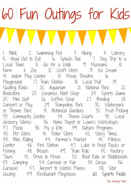 60 Places to Go with Kids || The Chirping Moms