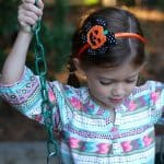 Fall Play Clothes for Girls With Easy DIY Headbands & Bows