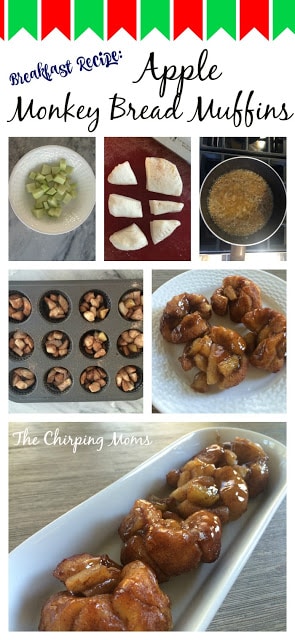 Apple Monkey Bread Muffins || The Chirping Moms