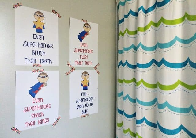 Even Superheroes Take Care of Their Teeth