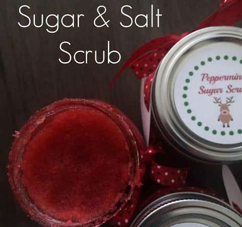 DIY Peppermint Sugar & Salt Scrub