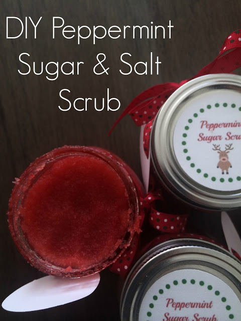 DIY Peppermint Sugar & Salt Scrub || The Chirping Moms