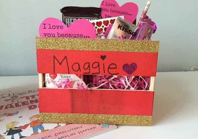 DIY Valentine’s Baskets for Kids with a Message of Love